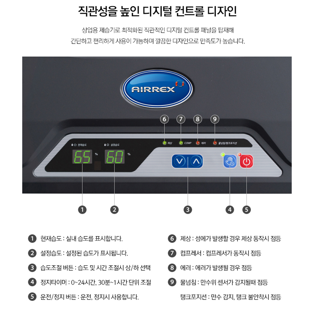 ADH-1100(80평형,116L/일,배수펌프형)